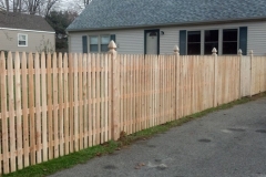 Cedar Spaced Picket Wood Fence