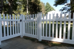 Silverbell Straight Top Vinyl Fence